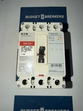 Eaton EDB3125BP10 Circuit Breaker 125A 3P 240VAC Type EDB 22K