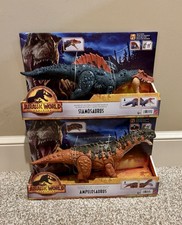 TWO Jurassic World Dominion SIAMOSAURUS AMPELOSAURUS 14 Inch Dinosaur Lot NIB