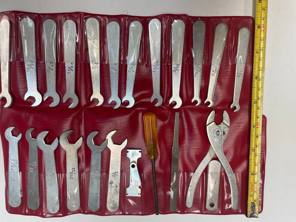 Vintage Ignition Points Distributor 23 Piece Tool Kit Complete Set Nice ...