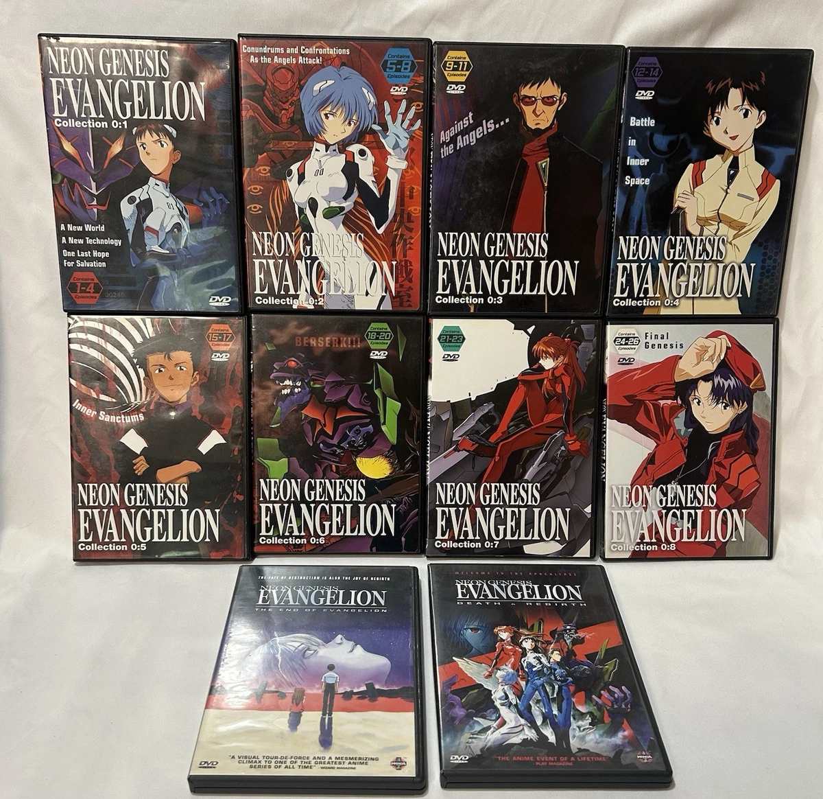 Las mejores ofertas en Neon Genesis Evangelion DVD Box Set | eBay