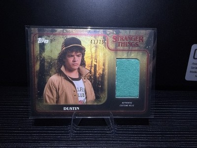 2025 Topps Stranger Things Dustin Costume Relic Serial Numbered Card 6-RA /75