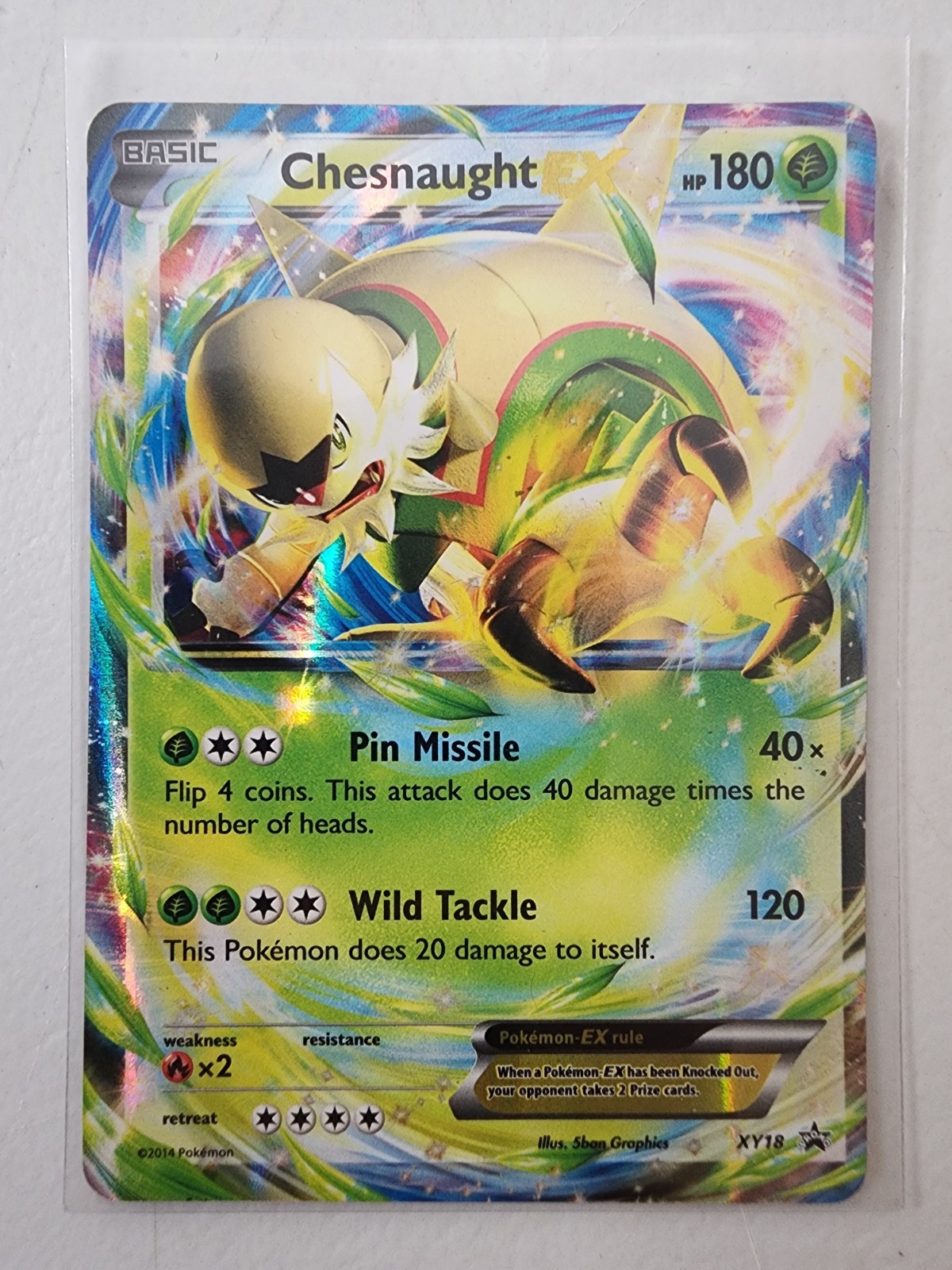 Chesnaught EX  XY18 Holo MP - XY Promos