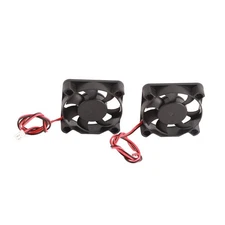 2Pcs 3D Printer Accessory Part DIY 5010 Cooling Fan 2Pin 12V 4000‑6500 RPM 30dB
