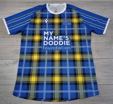 Newcastle Falcons Rugby MND Doddie Weir Warm-Up Shirt Macron 2XL Jersey XXL Top