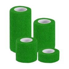 1"/2"/3"/4" 4 Pcs 5 Yard Self Adhesive Bandage Wrap Self Tape Emerald Green