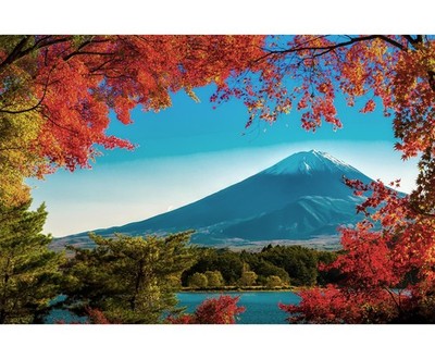 Mt. Fuji Im Herbst Japanische Sehenswürdigkeit 1000 Teile Puzzle
