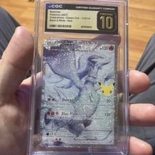 ✨✨ CGC 10 Pristine Reshiram 113/114 Pokemon Celebrations Classic . 2021 English