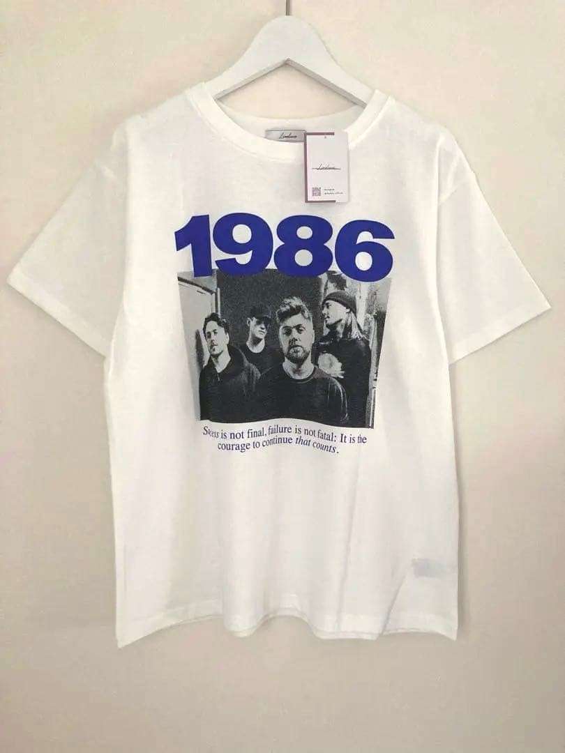Tagged Shimamura Linoluce Rock T-Shirt Megumi Women Rare Band Animation Model Li