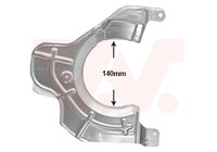 VAN Wezel Ankerblech Spritzblech Bremsscheibe Vorne Links FüR Fiat Ducato