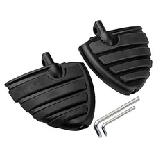Motorcycle Mini Floorboards Highway Footpegs Adjustable Passenger Black