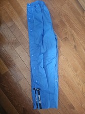 Vintage Starter Jogging Snap On Pants Light Blue Big Kids Size 18