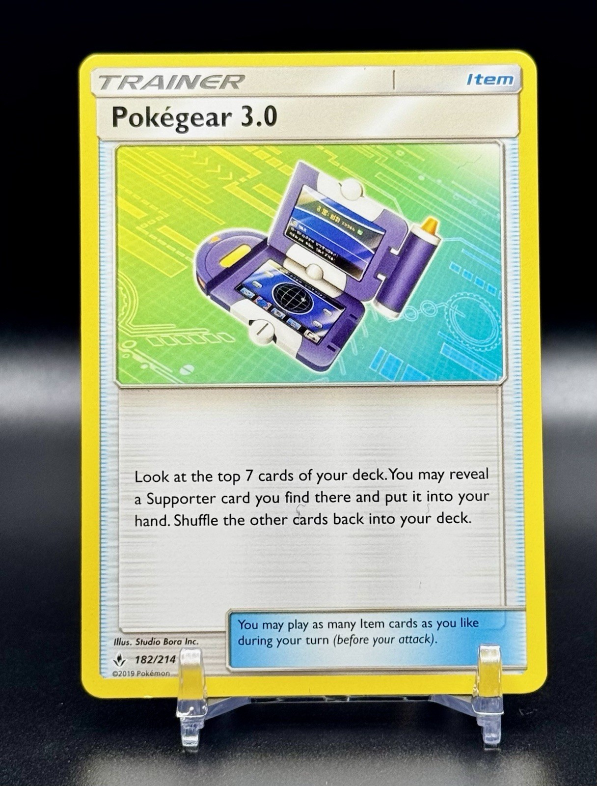 2019 Pokemon Card Unbroken Bonds Pokegear 3.0 182/214