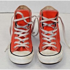 Vintage Converse All Star High Tops Size 5 Men Tangerine Orange 2005
