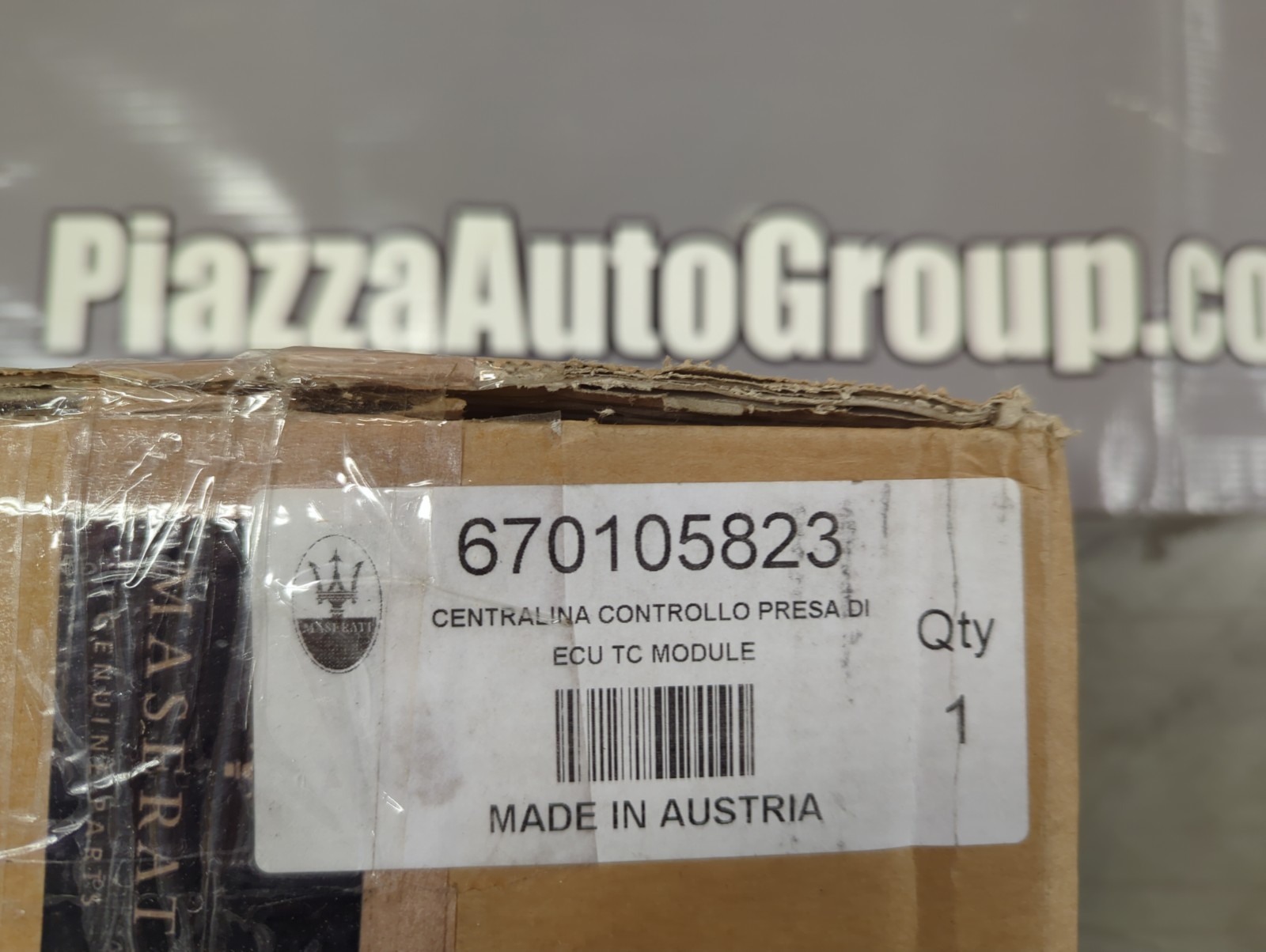 OEM Maserati Power Takeoff Control (TC) ECU, Levante 4WD 17-20, 670105823