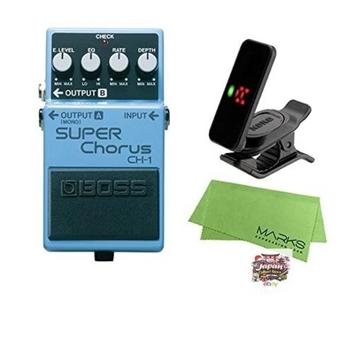BOSS - SUPER Chorus CH-1 + KORG Pitchclip 2 PC-2 + Marks Original Cloth Set