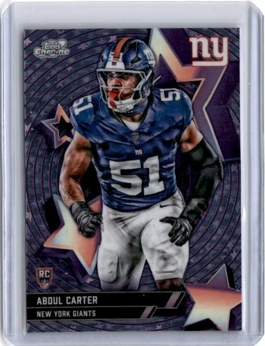 2025 Topps Cosmic Chrome Abdul Carter Base (RAW)