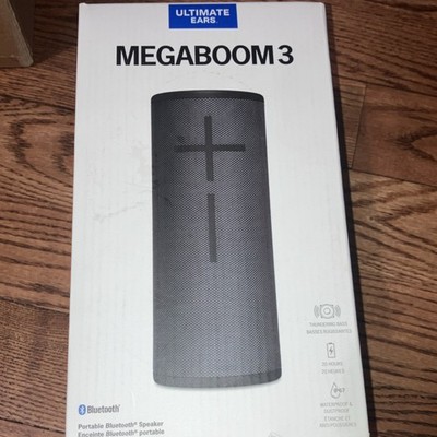 Ultimate Ears MEGABOOM 3 Bluetooth Waterproof Portable Speaker Black
