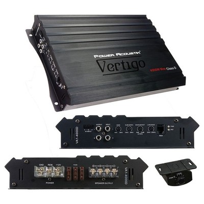 Power Acoustik VA14000D Monoblock Amplifier   4000W Max, High-Power Car Audio...