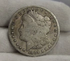 1904 S US Morgan Silver Dollar $1 VG (Cleaned, Rim Nick)