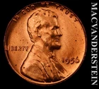 1956 Lincoln Wheat Cent - Choice Gem Brilliant Uncirculated  No Reserve #L2730