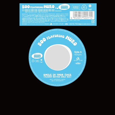 BOO feat. MURO - SMILE IN YOUR FACE (PEANUT BUTTER WOLF MIX) (7'') Vinyl
