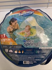 SWIMWAYS BABY SPRING FLOAT SPLASH N' PLAY 9-24 MONTHS BRAND NEW