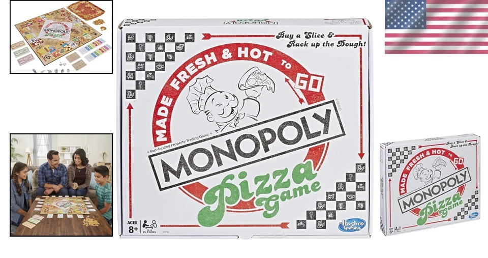 Einzigartiges Familienbrettspiel mit Pizza-Thema - Bild 2 von 4