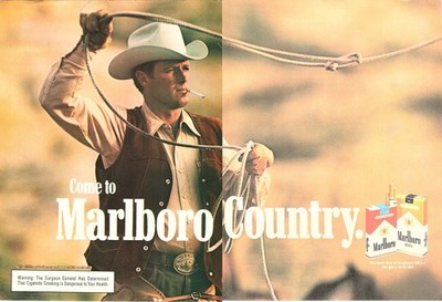 1981 Marlboro Cigarettes Classic Print Ad Tobacco Memorabilia - Marlboro Country