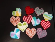 Handmade Valentine Heart Bookmark Lot of 12