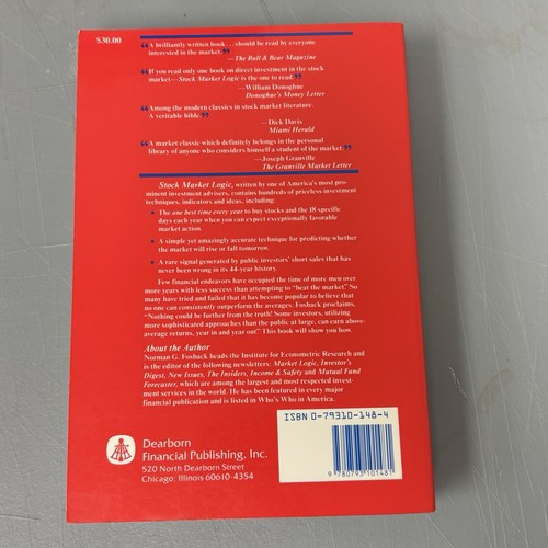 Stock Market Logic : A Sophisticated Approach to Profits on Wall Street by Norma - Bild 5 von 5