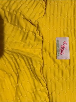 CLS Sportswear Women's Yellow Textured Leggings