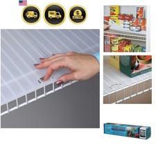 Shelf It Liner for Wire Shelving Non Slip Plastic 12 Inch Wide 10 Foot
