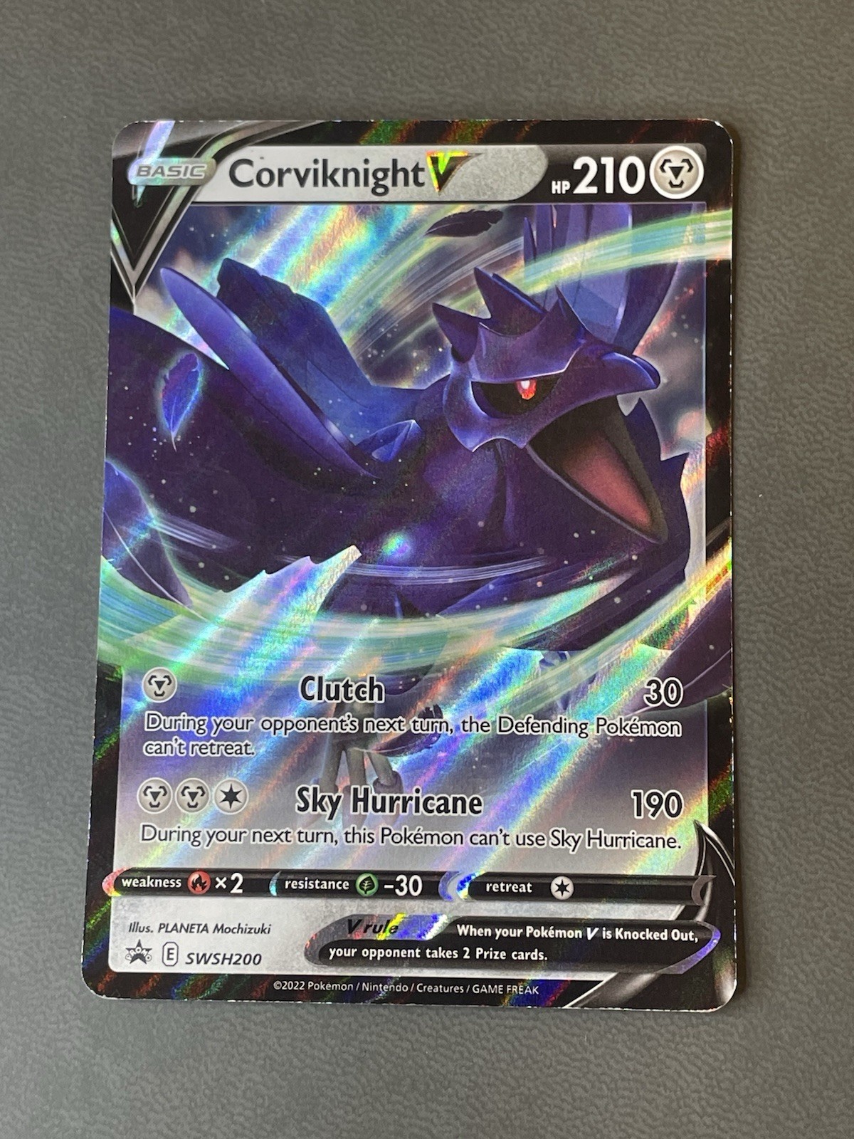 Corviknight V SWSH200 ULTRA RARE HOLO Black Star Promo Pokemon TCG Sword Shield