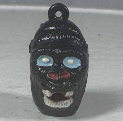 Vintage King Kong Head Hong Kong Monster Charm Pencil Topper 1960s