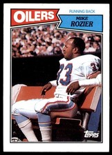 1987 Topps #308 Mike Rozier Oilers