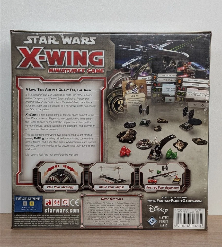 Star Wars X-Wing Miniaturas Juego Lote Starter Set, Millennium Falcon Slave 1 Más Foto 3 de 4