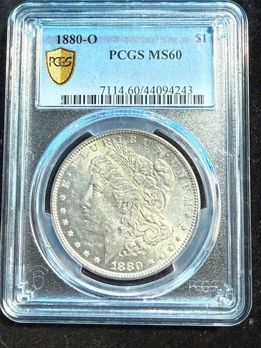 1880 O MORGAN DOLLAR PCGS MS60 243