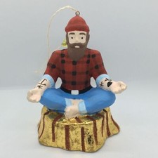 Ohm Lumberjack Christmas Ornament by Cody Foster