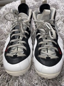 air foamposite pro white black university red