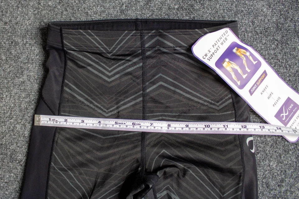 Medias CW-X Acondicionadoras Ropa Estabilidad Estampado Negro/Gris Para Mujer Talla S Foto 3 de 4