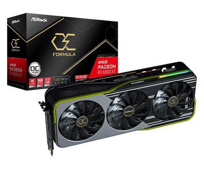 ASROCK Graphic Board RX 6900 XT OCF 16G AMD RADEON RX6900 XT equipped GDDR6 16GB