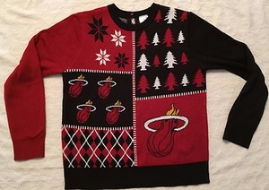 miami heat ugly christmas sweater