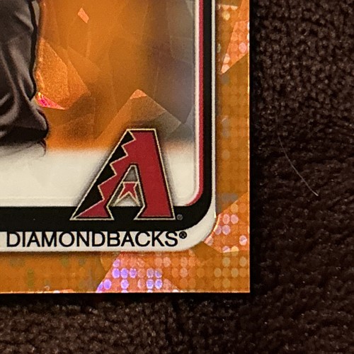 2019 Topps Chrome Sapphire Nick Ahmed Orange Refractor #17/25 Diamondbacks NM-MT - Picture 3 of 7