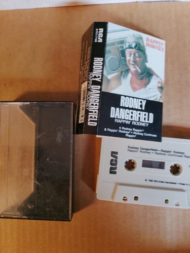 Rodney Dangerfield "Rappin' Rodney" Cassette Tape RCA 80's Comedy AFK1-4887