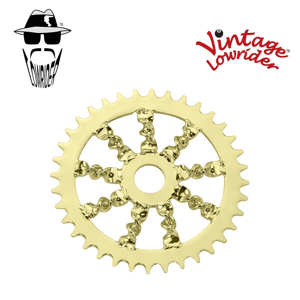 Corona Lowrider Vintage In Acciaio Oro – 36 Denti, 1/2 X 1/8, Piatta Ritorta - Foto 3