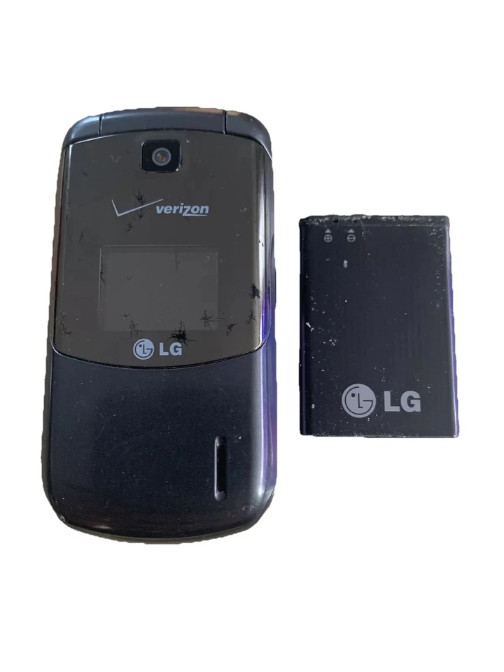 LG | Model: LG-VX5600 | Gray | Verizon Easy Vintage Flip Phone (Untested) - Image 3 of 4