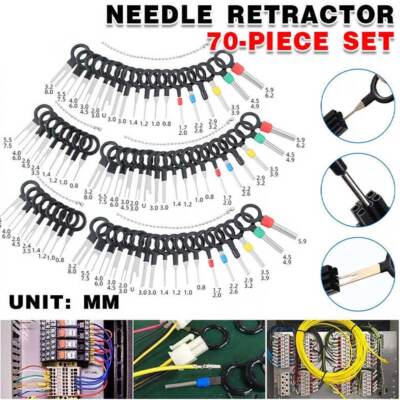 70-teiliges Set Pin Auswerfer Kabelsatz Auszieher Auto Terminal Entfernung Stecker Werkzeug
