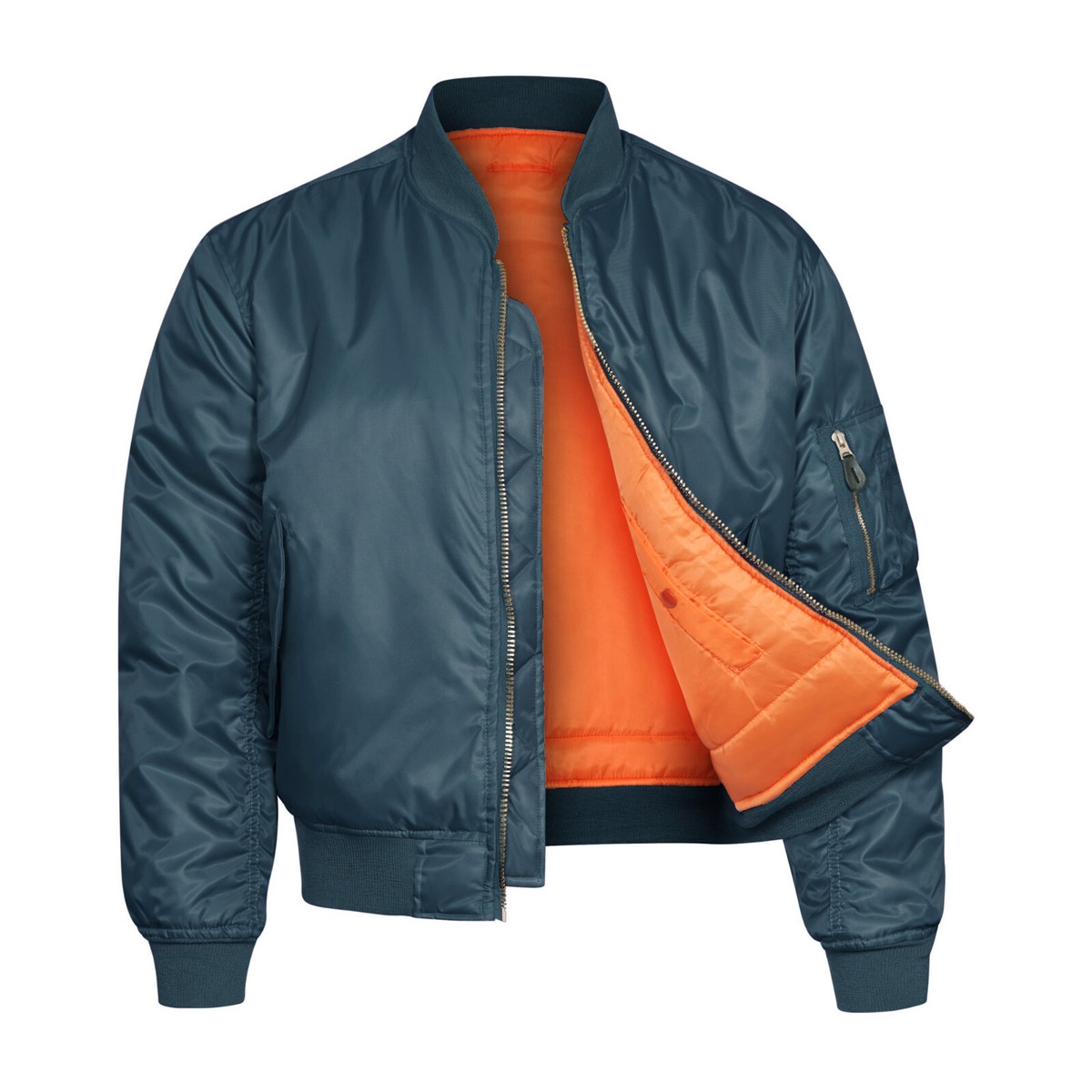 Bomber Jacket MA1 Flight Pilot US Air Force Military Padded Biker