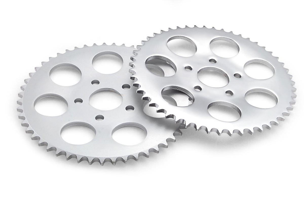 Twin Power Chrome Disc Brake Rear Sprocket 51T .150 Offset FL/FX