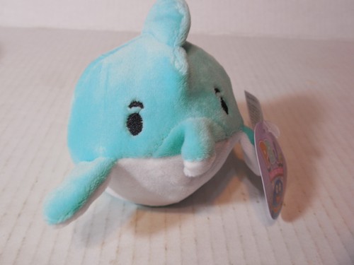 PBJ's Plush Ball Jellies Delphine Dolphin Squeeze Squish Ball - NEW w Tags PBJ - Picture 6 of 12